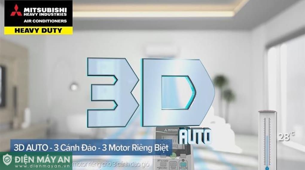 Điều hòa Mitsubishi Heavy Inverter 18000 BTU 2 chiều SRK50ZSPS-W5